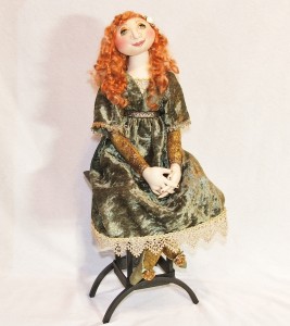 Morwenna, cloth figure by Beth Ann Williams, adaptation of pattern by Patti Culea