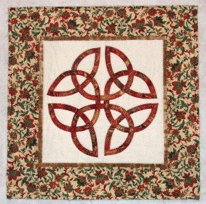  True Lovers' Knot (on point), quilt designed and made by Beth Ann Williams, (C) 2000