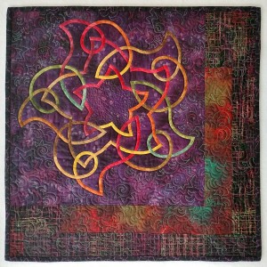 Woman In Motion, journal quilt, (C) Beth Ann Williams