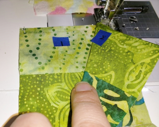 Colorwash Bargello – Sewing the Vertical Rows