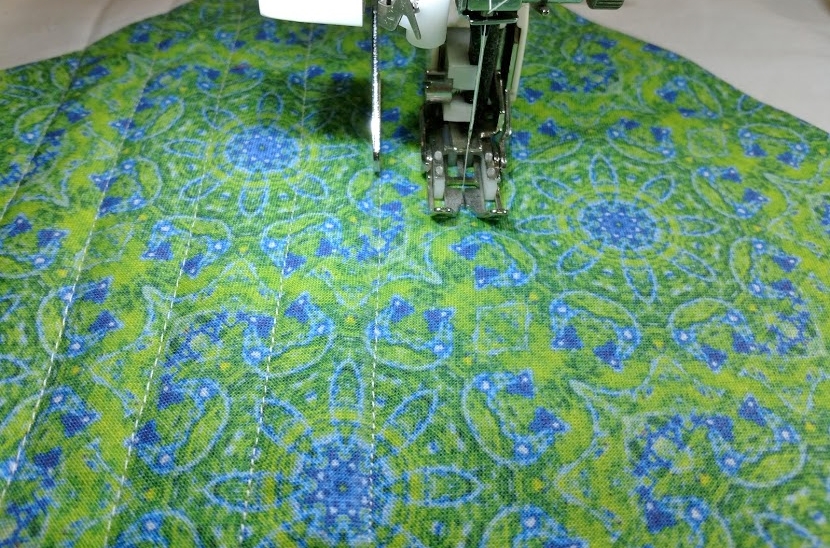 Straight Line Machine Quilting with the Jazz