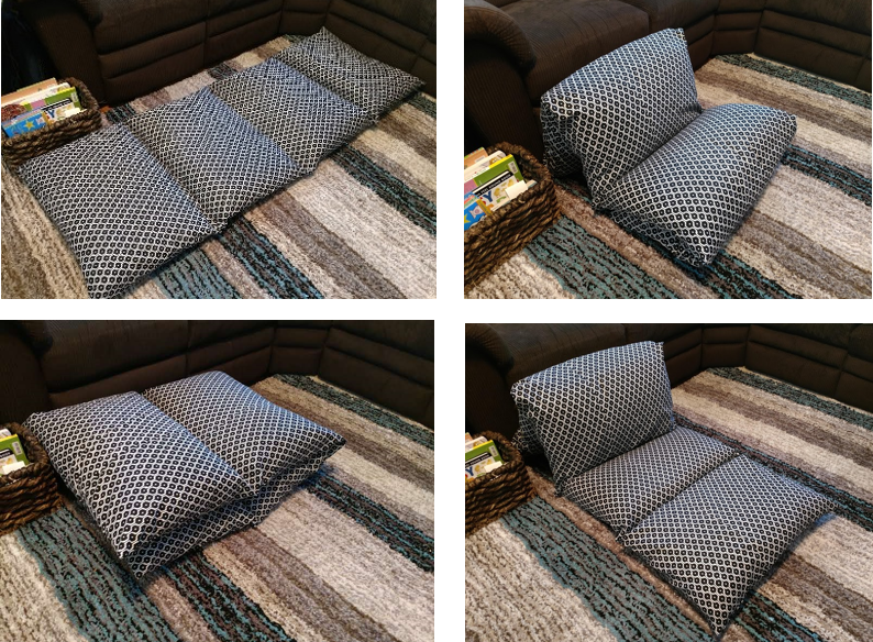 A Comfy & Easy-to-Make Pillow Lounger
