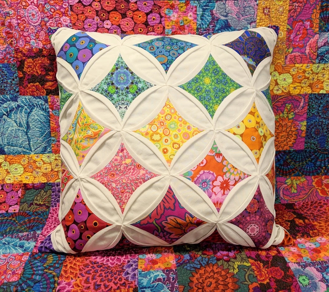 Cathedral window hot sale cushion